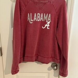 Alabama Women's Crimson Crew Neck Sweatshirts